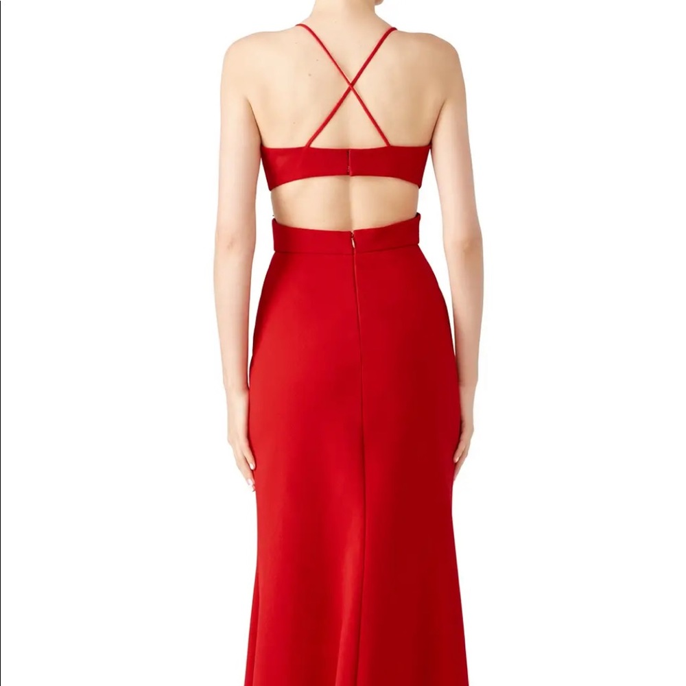 Jill Stuart Red Cardinal Gown
